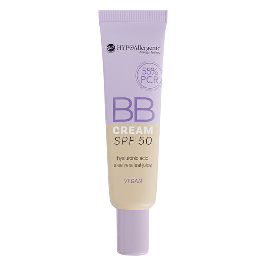 Hypoallergenic BB cream with SPF 50