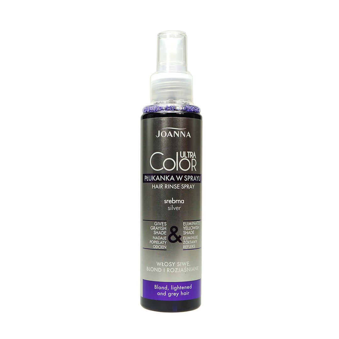 Joanna Ultra Color Toni piešķirošs matu sprejs sirmiem matiem Silver 150 ml