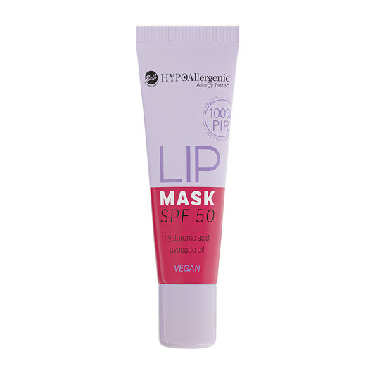 Hypoallergenic lip mask with SPF 50