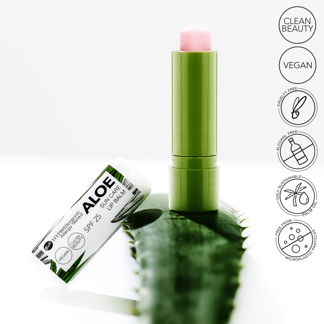 Hipoaleģisks lūpu balzāms Aloe Sun Care Lip Balm SPF 25