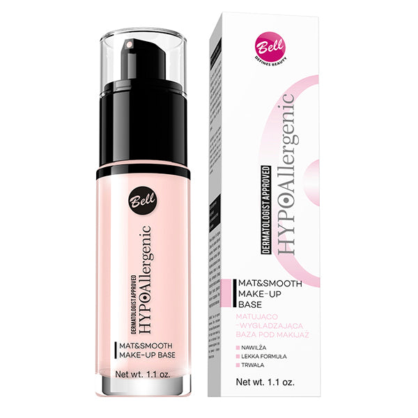 Hipoalerģiska matējoša un koriģējoša bāze grimam Mat & Smooth