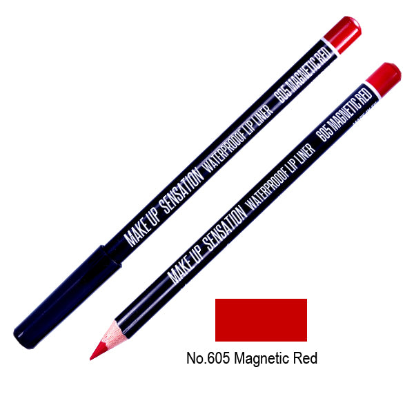 Lip liner No.605 Magnetic Red waterproof
