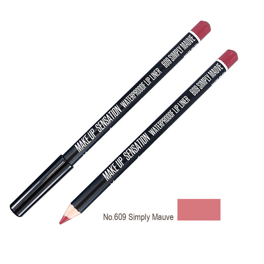 Lip liner No.609 Simply Mauve waterproof