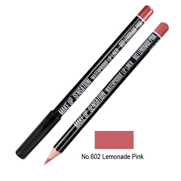 Lip liner No.602 Lemonade Pink waterproof