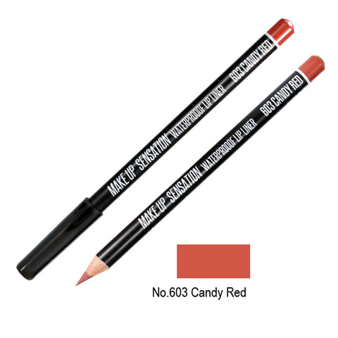 Lip liner No.603 Candy Red waterproof