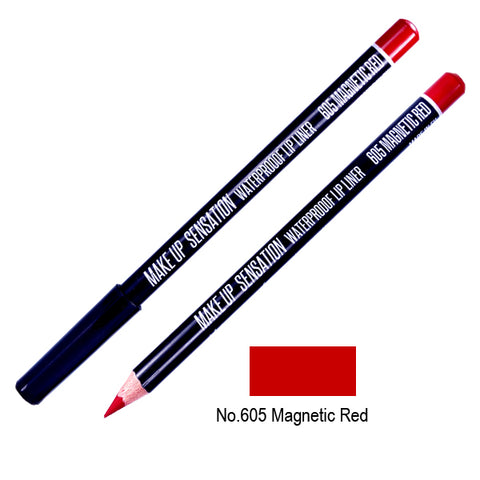 Lip liner No.605 Magnetic Red waterproof